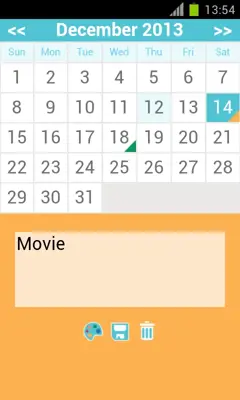 Calendar Monthly android App screenshot 0