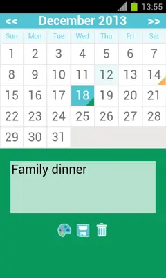 Calendar Monthly android App screenshot 1